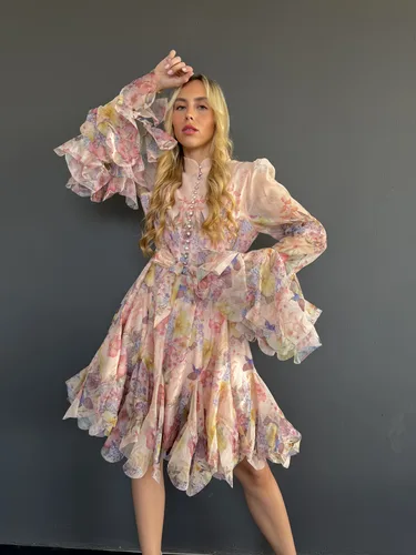 שמלת אווה פרחונית